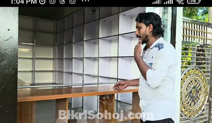 ৪টা রেক ১ টা কাউন্টার এল সিস্টেম